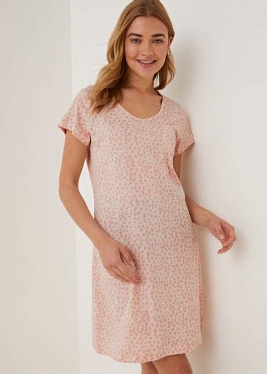 Pink Print Pocket Nightie Matalan