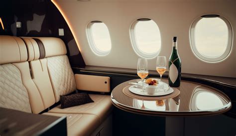 Interior of luxurious private jet with leather seats Illustration 23459693 Stock Photo at Vecteezy