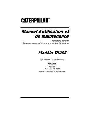 Remplissable En Ligne Manuel D Utilisation Et De Maintenance JLG