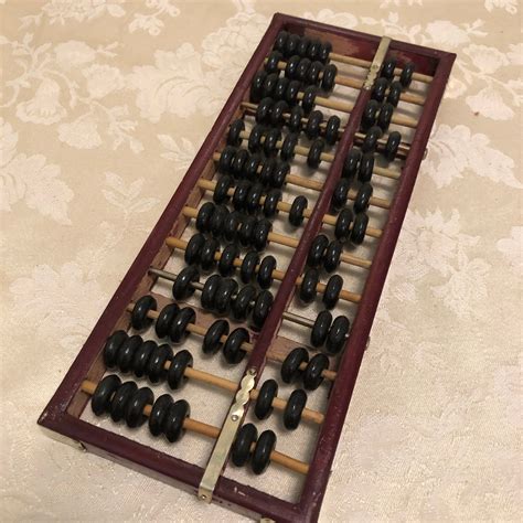 Vintage Wooden Abacus Counting Frame Kids Learning Vinatge Etsy Uk