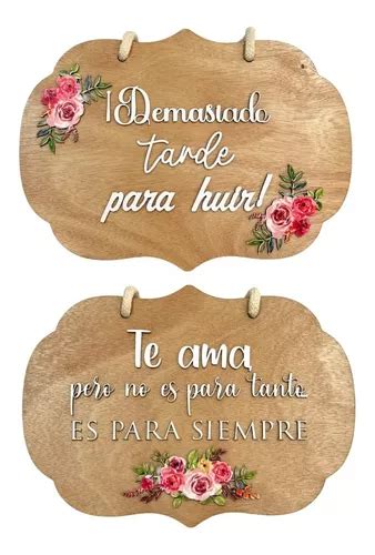 2 Letreros De Boda Para Pajecitos Madera Letras Sobresalient Envío gratis