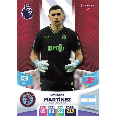 Comprar Online Emiliano Mart Nez Aston Villa Panini Adrenalyn Xl