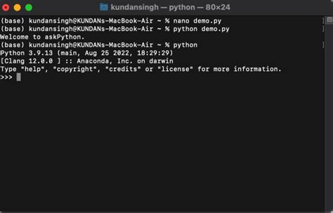 macOS - How To Run Python Script On The Terminal? - AskPython