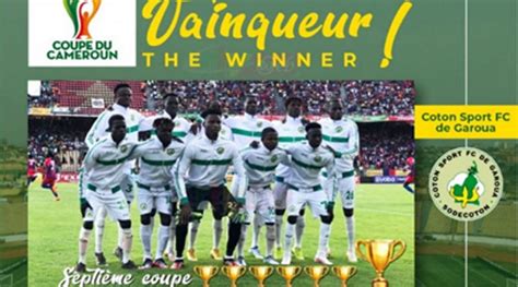 Coton Sport Vainqueur De La Coupe Du Cameroun