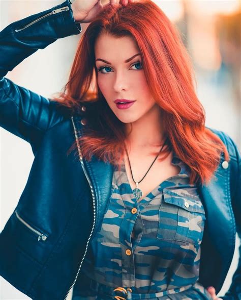 Irina Meier Gorgeous Redhead Redhead Beauty Fashion Erofound