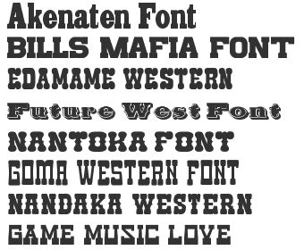 Western Fonts Free Download 81-120 | Fonts4Free