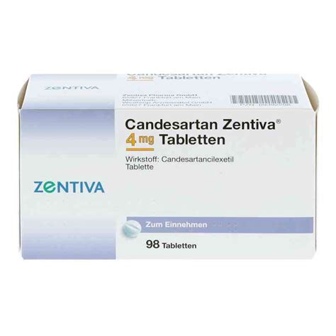 Candesartan Zentiva 4mg 98 stk günstig bei apo