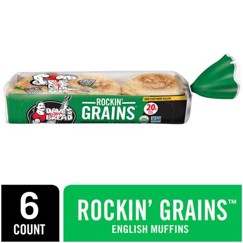 Publix Dave S Killer Bread Rockin Grains Organic English Muffins Same