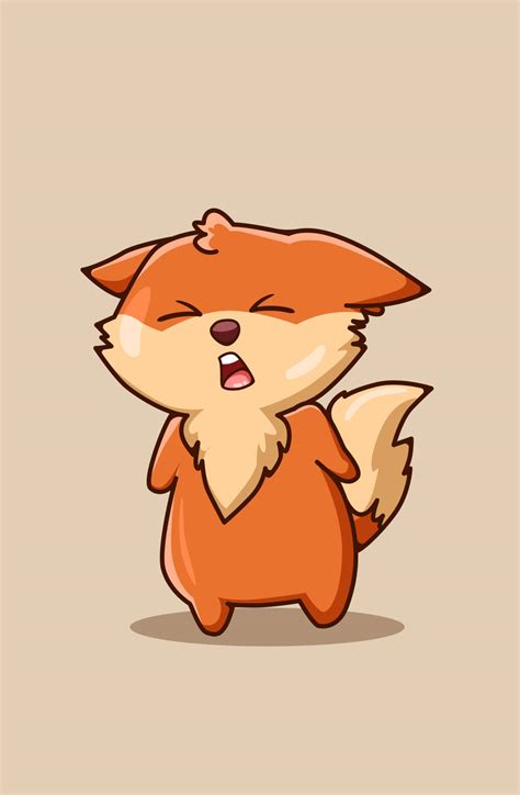 Download Cute Fox Kawaii Wallpaper