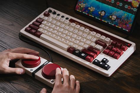 New 8Bitdo retro mechanical keyboard with giant Super Buttons