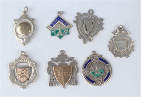 GAA 1929 1949 Collection Of Silver Irish Sports Medals Including