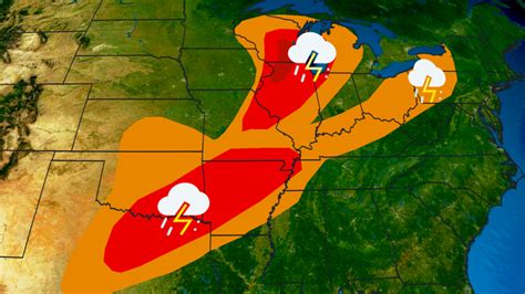 Multi Day Severe Weather Outbreak Continues In Midwest And Plains