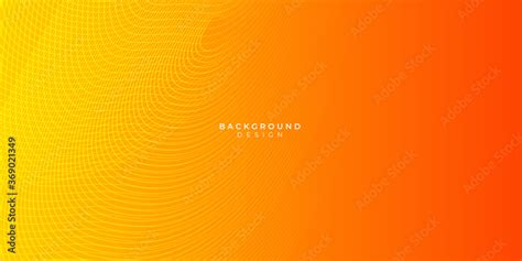 Abstract Yellow And Orange Warm Tone Background With Simply Curve