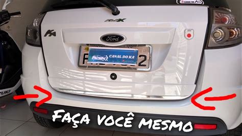 Soleira Na Tampa Do Porta Malas Do Ford Ka Youtube