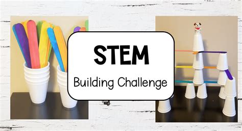 Stem Challenge With Popsicle Sticks