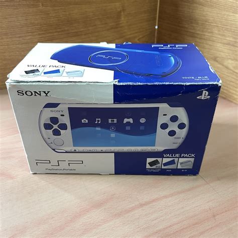 Psp 3000 Sony Value Pack Blue White Anime Japan Geek And Games