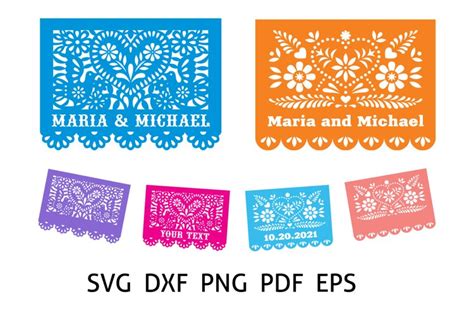 Mexican Papel Picado Banners Svg 1560736