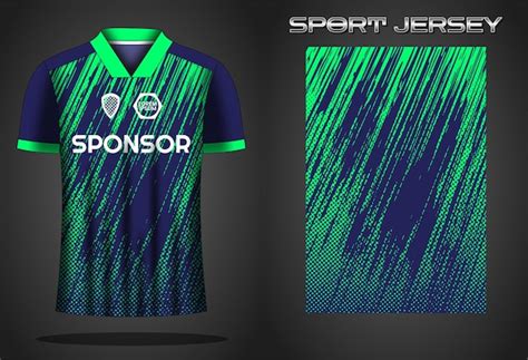 premium vector soccer jersey sport shirt design template