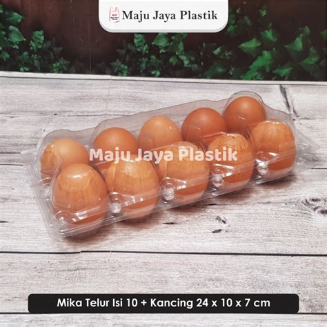 Jual Mika Telur Isi Dan Isi Pcs Mika Telor Murah Mika Telor