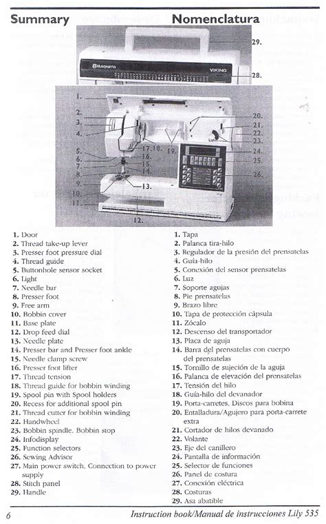 Husqvarna Viking Lily Sewing Machine Users Guide Etsy