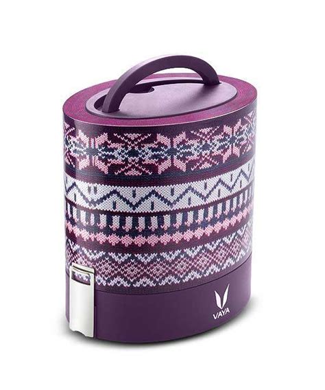 Vaya Stainless Steel Lunch Box - Buy TyffynLyte 1000 ml Wool Online - Vaya