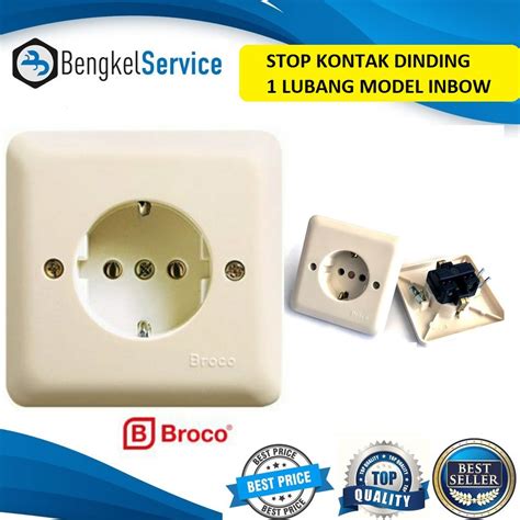 Jual Stop Kontak Dinding Inbow Lubang Broco Shopee Indonesia