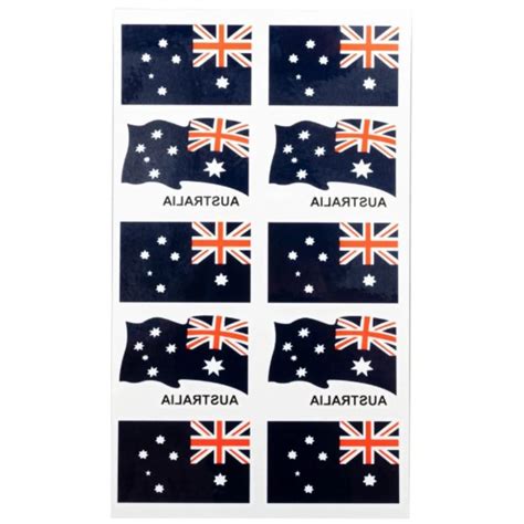 Buy Australia Flag Temporary Tattoos Online | Worldwide Delivery ...