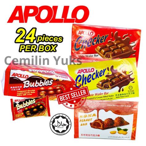 Apollo Checker Wafer Ball Apollo Bubbles Wafer Bar Apollo Roka Peanut