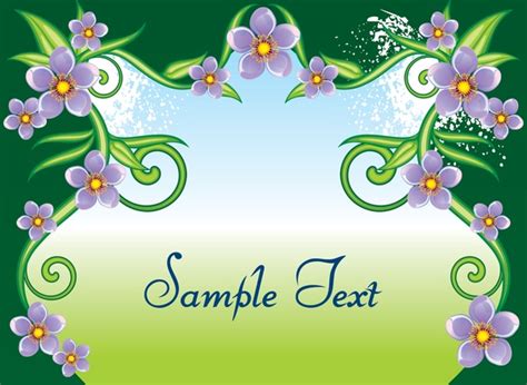 Floral frame vector Vectors graphic art designs in editable .ai .eps .svg format free and easy ...