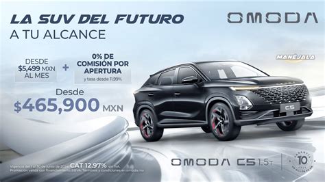 OMODA C5 Te Espera Desde 465 900 Con Tasa Preferencial Del 11 9