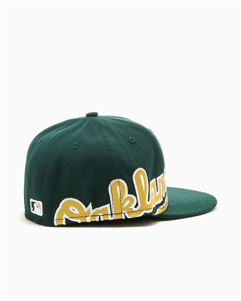 New Era Oakland Athletics MLB Side Split 59FIFTY Unisex Cap Verde