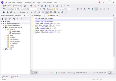 CREATE TABLE In SQL Server Guide With Examples