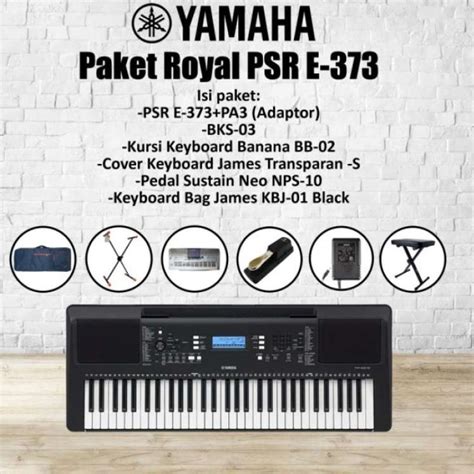 Jual Paket Royal Keyboard Yamaha Psr E Keyboard Yamaha Psr E