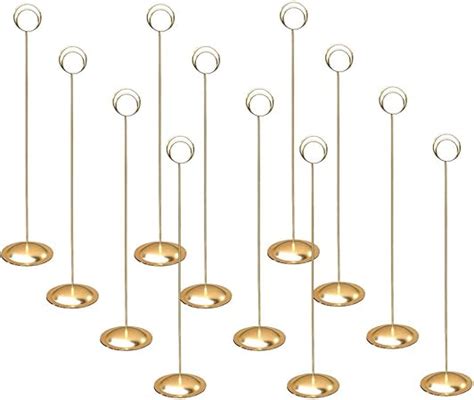 Amazon Hohiya Table Number Holders Stands Card Holder Brass Gold