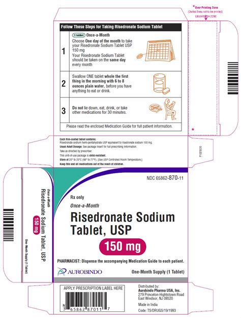 Dailymed Risedronate Sodium Tablet Film Coated