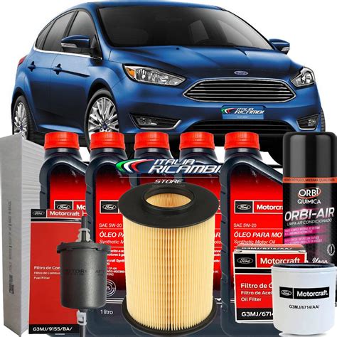 Kit Revis O Oleo W E Filtros Completo Ford Focus V Duratec