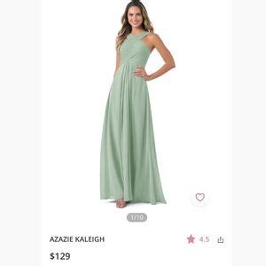 Azazie Dresses Azazie Kayleigh Bridesmaid Dress In Agave Plus