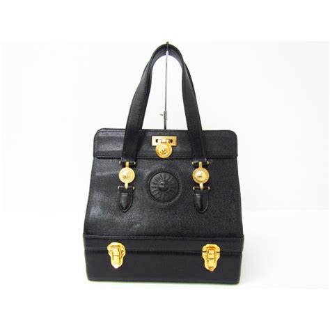 Versace ヴェルサーチ サンバースト ハンドバッグ バニティバッグ♪bg3765 N 141 Bg3765 07スリフト 通販