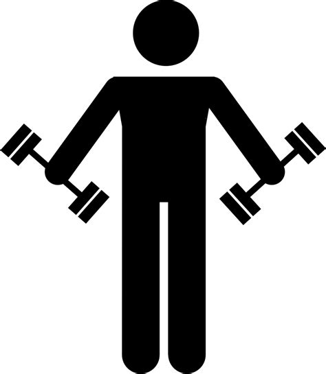 Download Transparent Weightlifting Clipart - Man Lifting Weights Clipart - Png Download ...