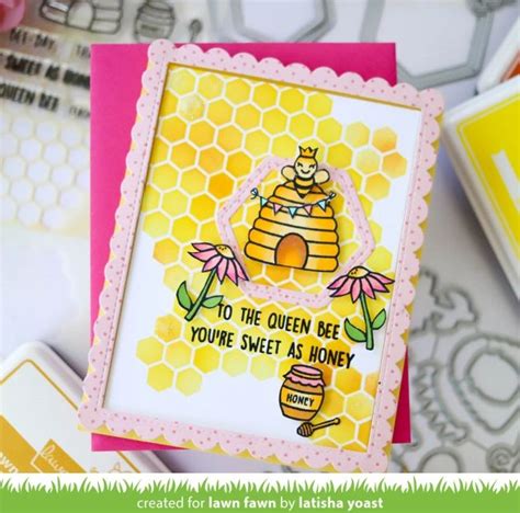 Lawn Fawn Intro Hive Five Kit Lawn Fawn Lawn Fawn Bee Cards