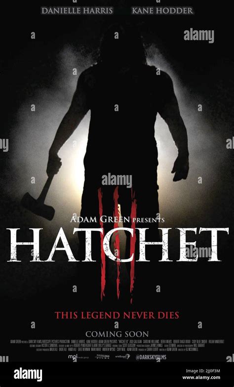 KANE HODDER MOVIE POSTER, HATCHET III, 2013 Stock Photo - Alamy