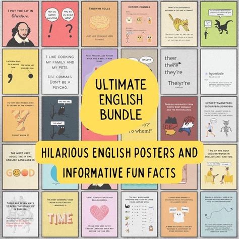 English Classroom Posters