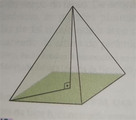 Como Calcular A Altura De Uma Piramide Quadrangular Regular Printable