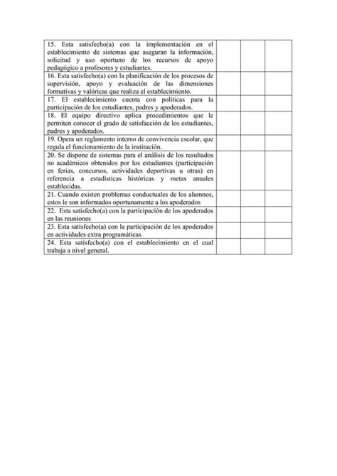 Encuesta A Los Docentes Y Directivos Pdf Descarga Gratuita