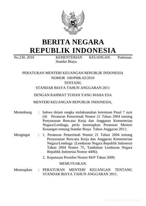 PDF BERITA NEGARA REPUBLIK INDONESIA Rencana Kerja Dan Anggaran