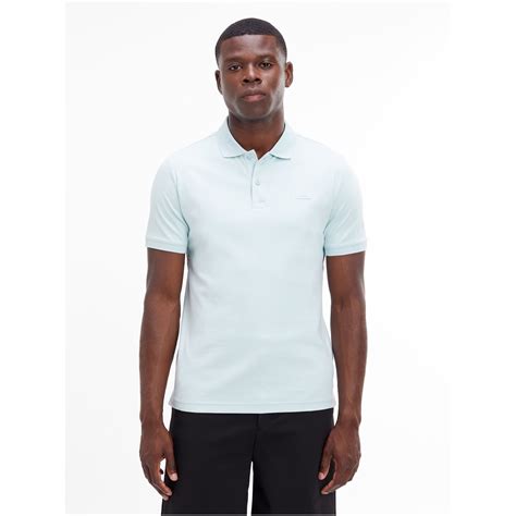 Calvin Klein Smooth Cotton Slim Polo Men Short Sleeve Polos