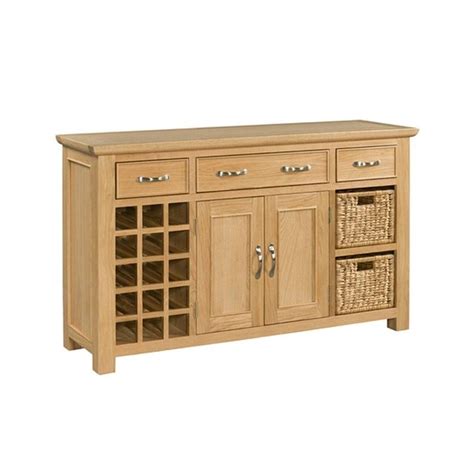 15 Collection of Oak Sideboards with Wine Rack