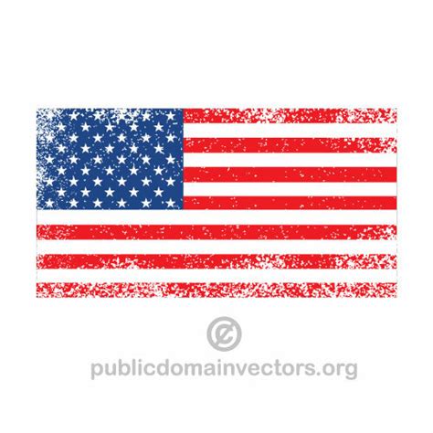 American Vector Flag Public Domain Vectors