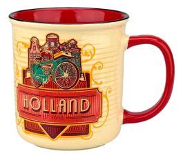 Mok Vintage Skyline Holland Rood Kopen Bij HollandWinkel NL