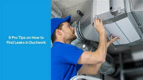 how to find leaks in ductwork